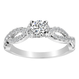 .85 Carat Diamond "Infinite Love" Ring, 14kt White Gold - Griffin Jewellery Designs