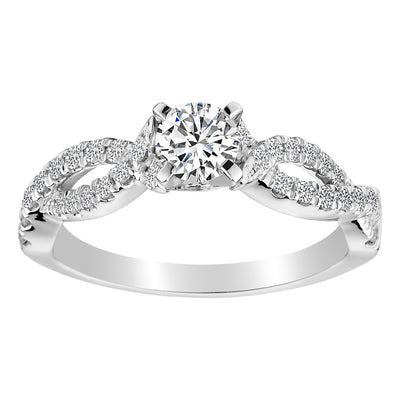 .85 Carat Diamond "Infinite Love" Ring, 14kt White Gold - Griffin Jewellery Designs