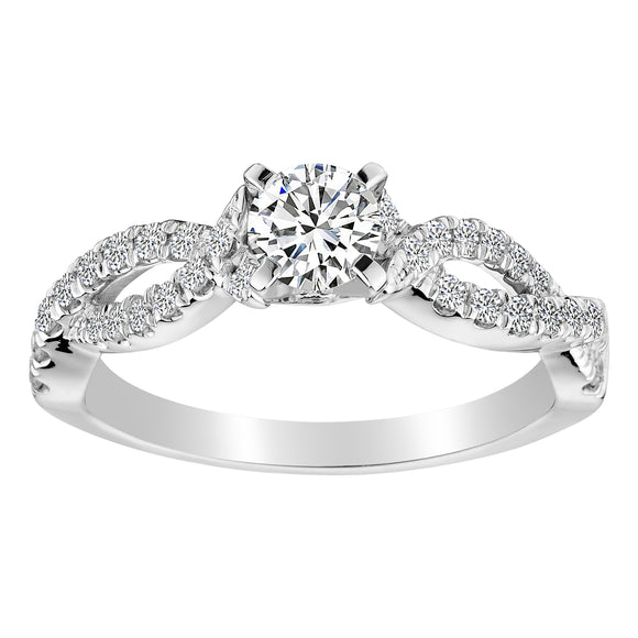 .85 Carat Diamond "Infinite Love" Ring, 14kt White Gold - Griffin Jewellery Designs