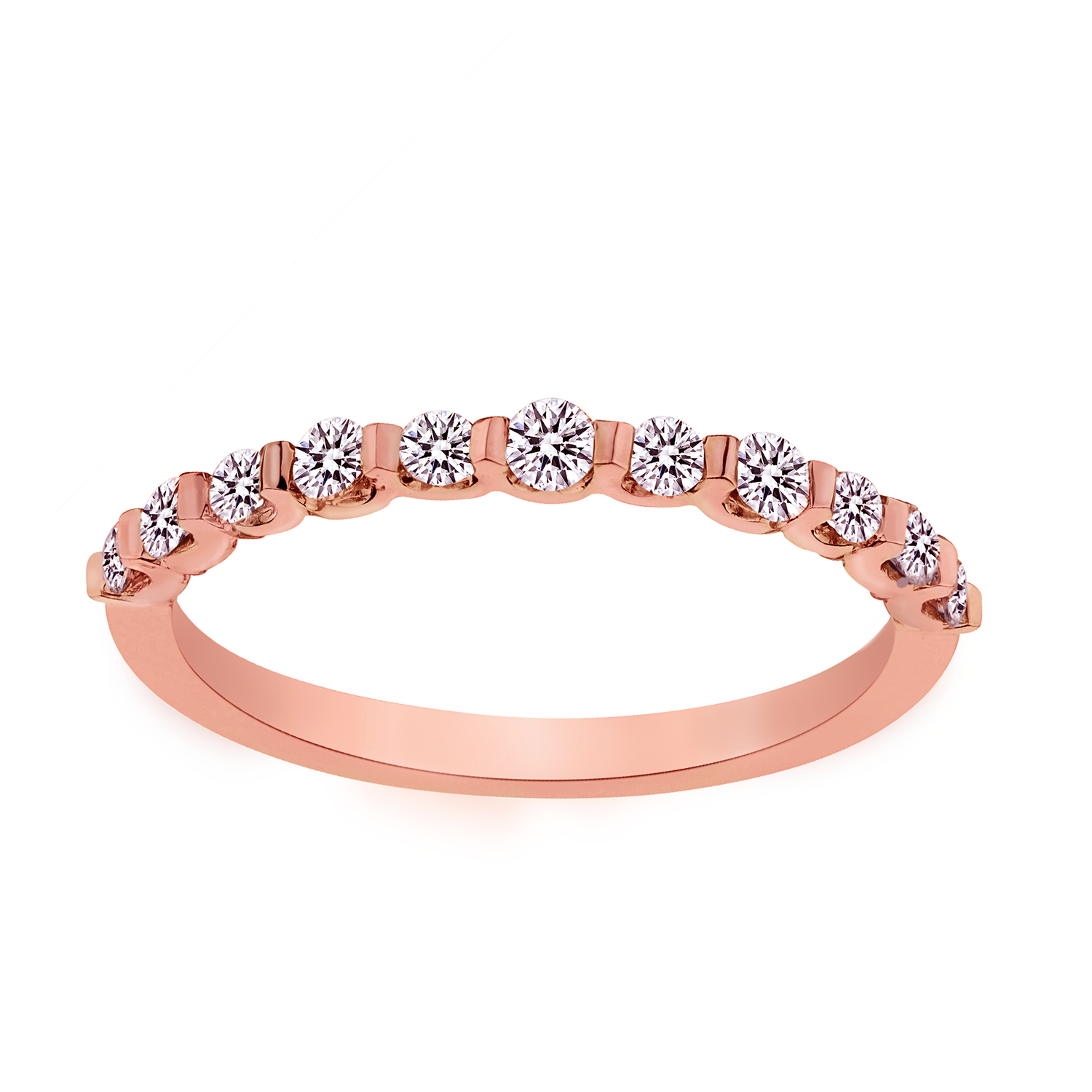 .33 CARAT DIAMOND RING BAND, 10kt ROSE GOLD…....................NOW - Griffin Jewellery Designs
