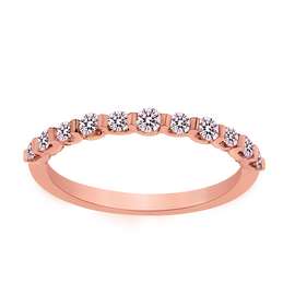 .33 CARAT DIAMOND RING BAND, 10kt ROSE GOLD…....................NOW - Griffin Jewellery Designs