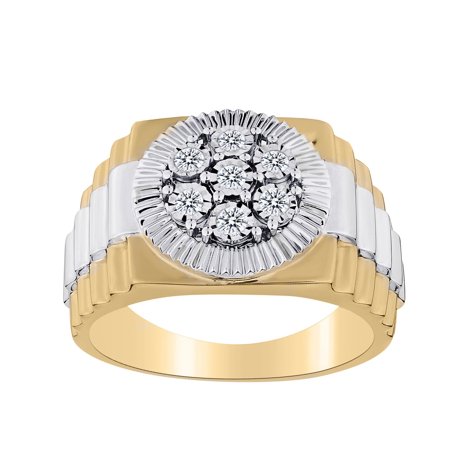 .25 CARAT DIAMOND GENTLEMAN'S RING, 10kt WHITE AND YELLOW GOLD (TWO TONE)…...................NOW - Griffin Jewellery Designs