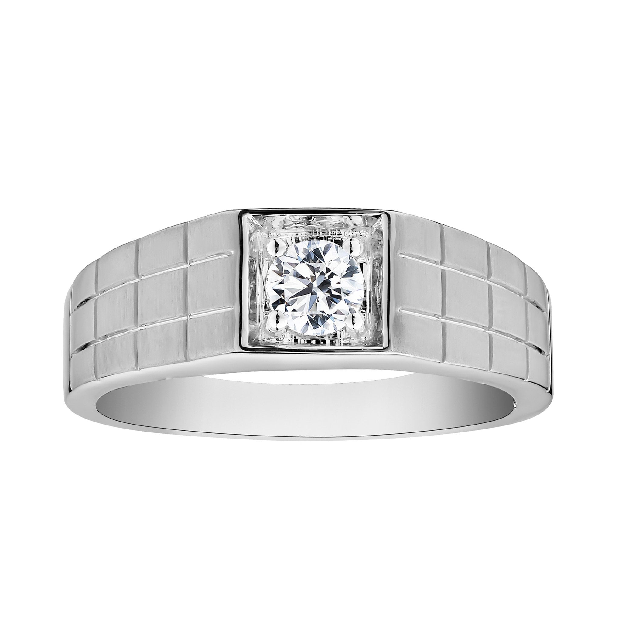 .40 CARAT DIAMOND "EXECUTIVE" GENTLEMAN'S RING, 10kt WHITE GOLD…...................NOW - Griffin Jewellery Designs