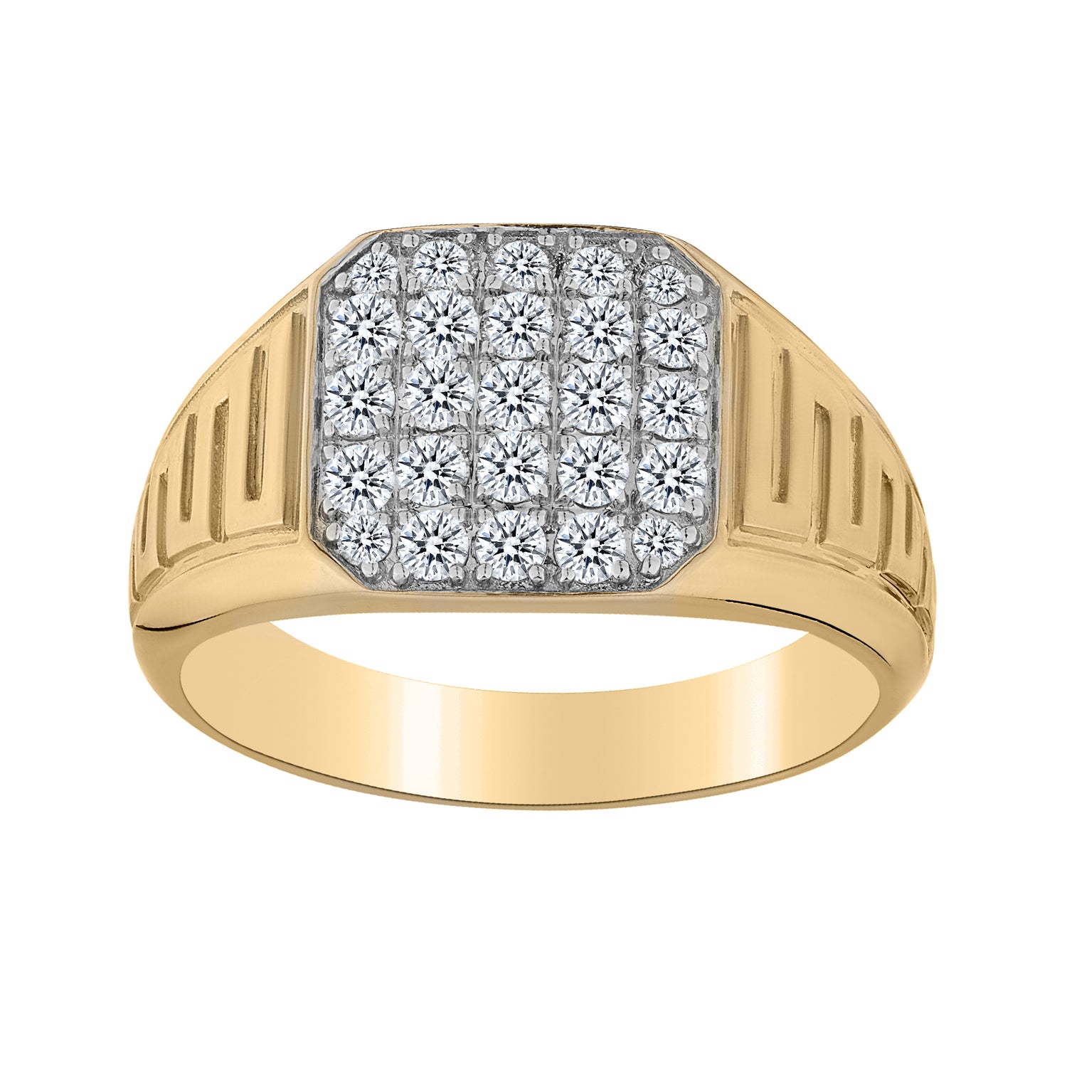 .75 CARAT DIAMOND GENTLEMAN'S RING, 10kt YELLOW GOLD....................NOW - Griffin Jewellery Designs