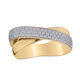 .65 CARAT DIAMOND RING, 14kt YELLOW GOLD. Fashion Rings - Griffin Jewellery Designs