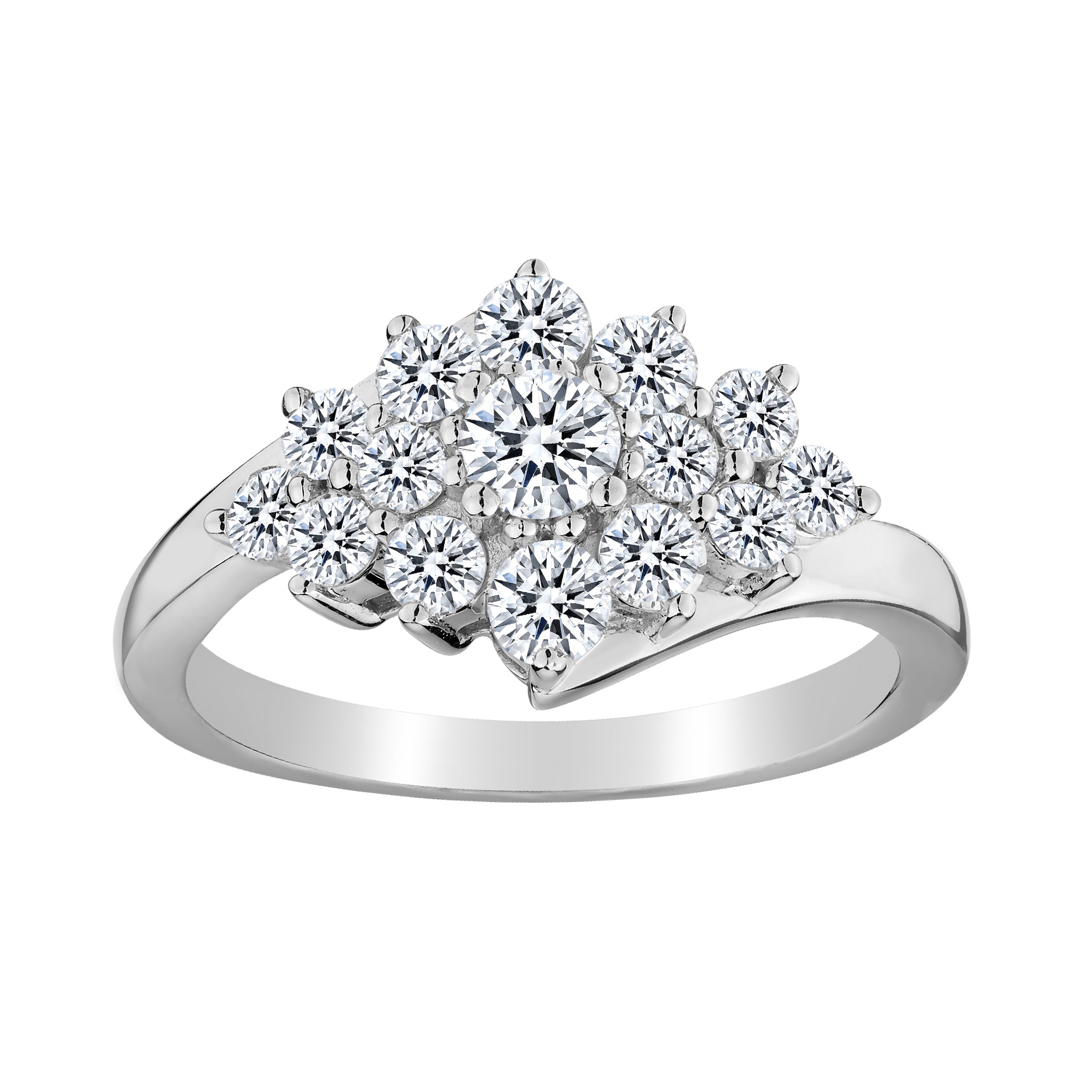 1.00 CARAT DIAMOND RING, 10kt WHITE GOLD...................NOW - Griffin Jewellery Designs