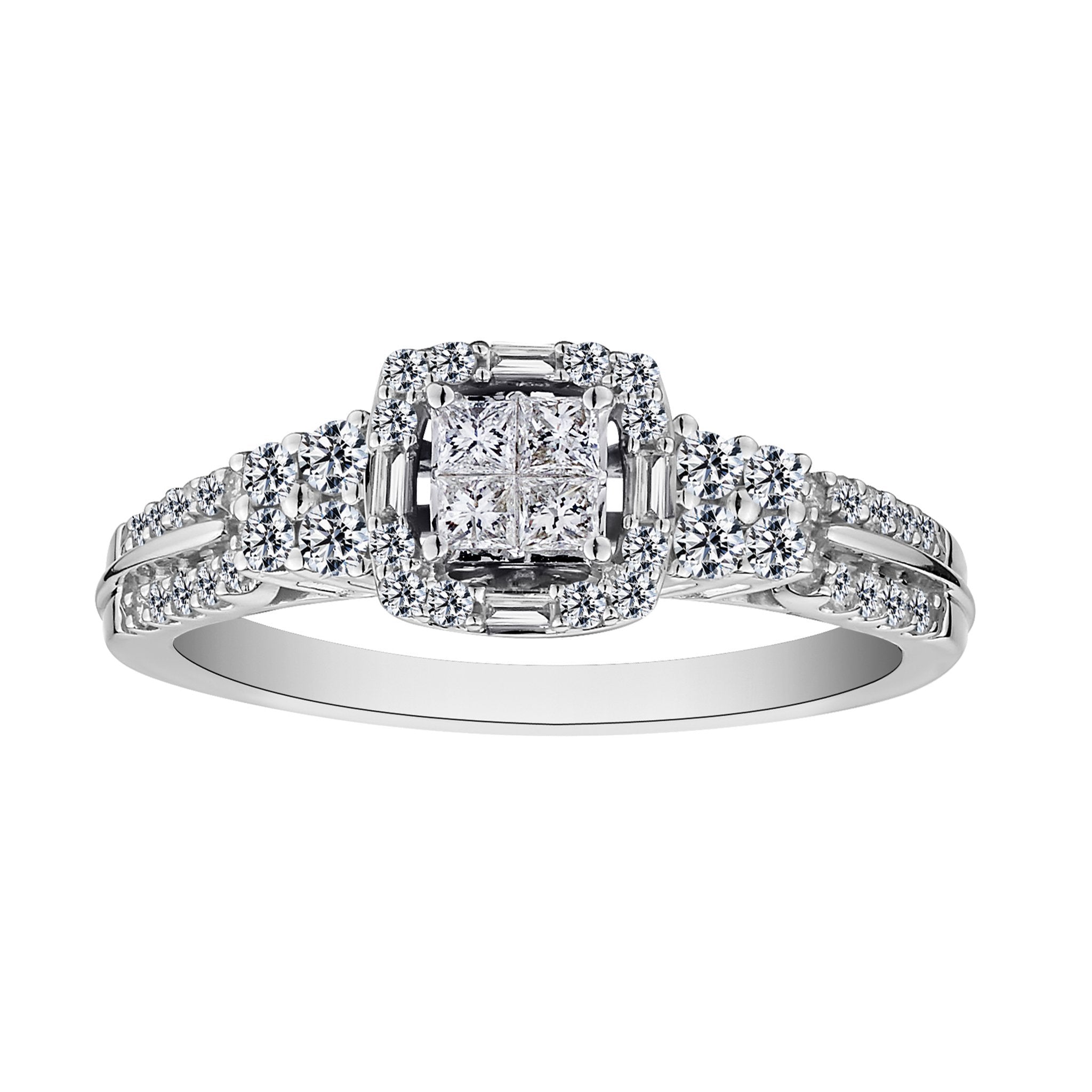 .50 CARAT DIAMOND RING, 10kt WHITE GOLD - Griffin Jewellery Designs