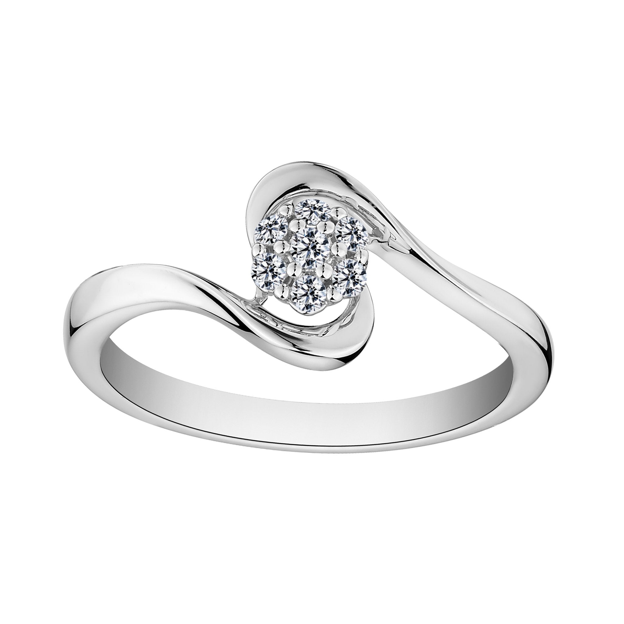 .10 CARAT DIAMOND RING, 10kt WHITE GOLD. Fashion Rings - Griffin Jewellery Designs