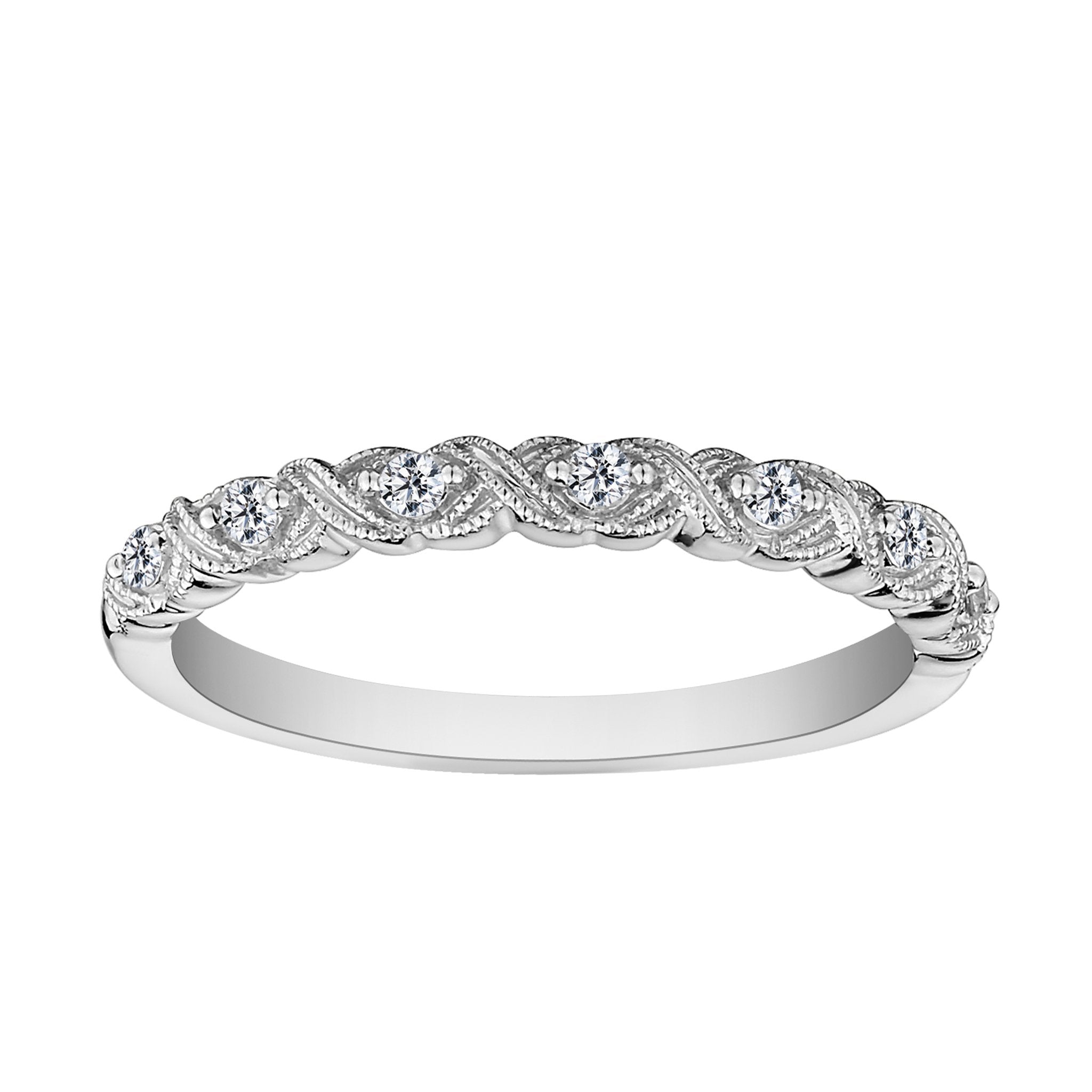 .10 CARAT DIAMOND "XOXO" RING, 10kt WHITE GOLD….....................NOW - Griffin Jewellery Designs