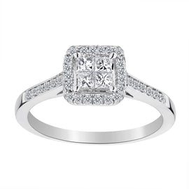 .33 Carat Diamond Ring, 10kt White Gold - Griffin Jewellery Designs