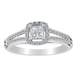 .33 CARAT DIAMOND RING, 10kt WHITE GOLD - Griffin Jewellery Designs