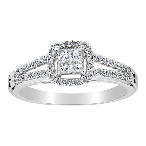 .33 CARAT DIAMOND RING, 10kt WHITE GOLD - Griffin Jewellery Designs