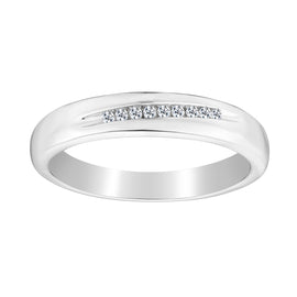 .05 CARAT DIAMOND RING BAND, 10kt WHITE GOLD…....................NOW - Griffin Jewellery Designs