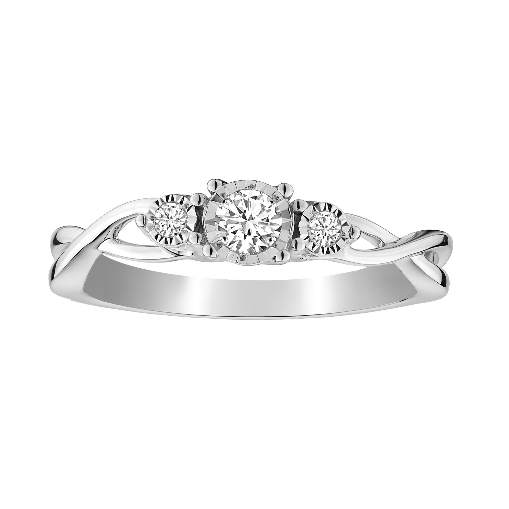 .20 Carat of Diamonds "Past, Present, Future" Ring, 10kt White Gold.....................NOW