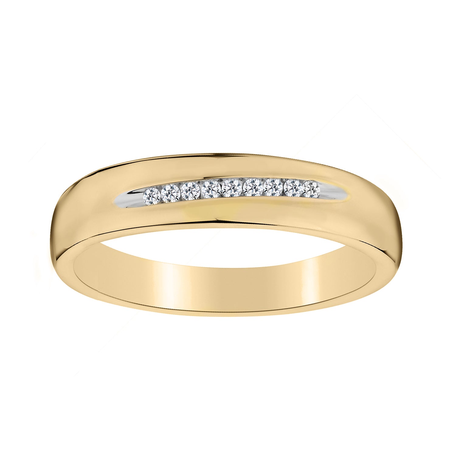 .07 CARAT DIAMOND RING BAND, 10kt YELLOW GOLD.....................NOW - Griffin Jewellery Designs