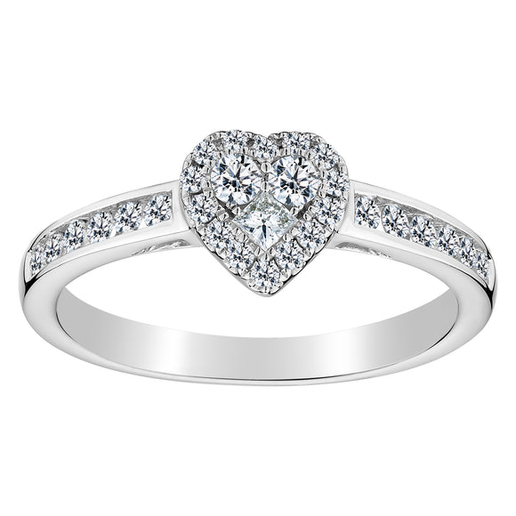 .45 CARAT "HEART" DIAMOND RING , 10kt WHITE GOLD…....................NOW - Griffin Jewellery Designs