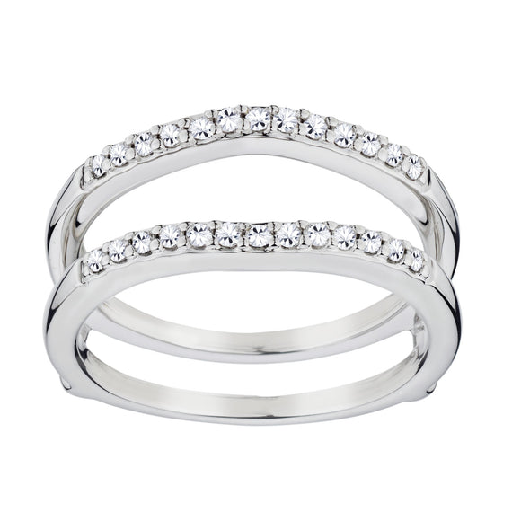 .25 CARAT DIAMOND JACKET WEDDING RING BAND, 14kt WHITE GOLD....................NOW - Griffin Jewellery Designs