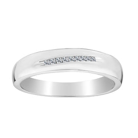 .07 CARAT DIAMOND RING BAND, 10kt WHITE GOLD...................NOW - Griffin Jewellery Designs
