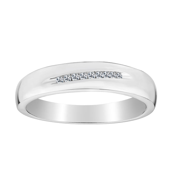 .07 CARAT DIAMOND RING BAND, 10kt WHITE GOLD...................NOW - Griffin Jewellery Designs