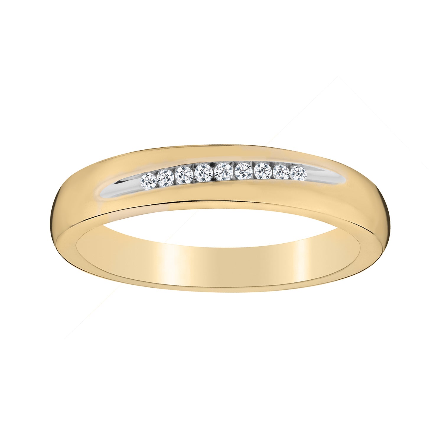 .05 CARAT DIAMOND RING BAND, 10kt YELLOW GOLD….....................NOW - Griffin Jewellery Designs