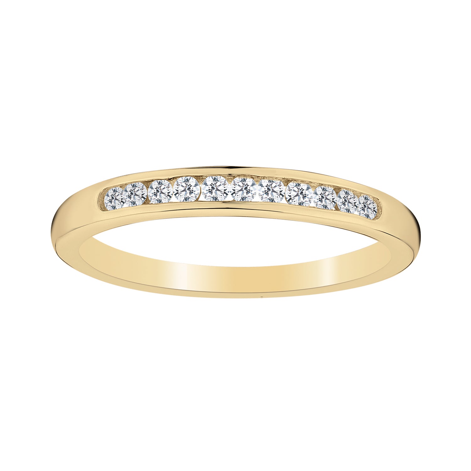 .15 CARAT DIAMOND BAND RING, 10kt YELLOW GOLD…....................NOW - Griffin Jewellery Designs