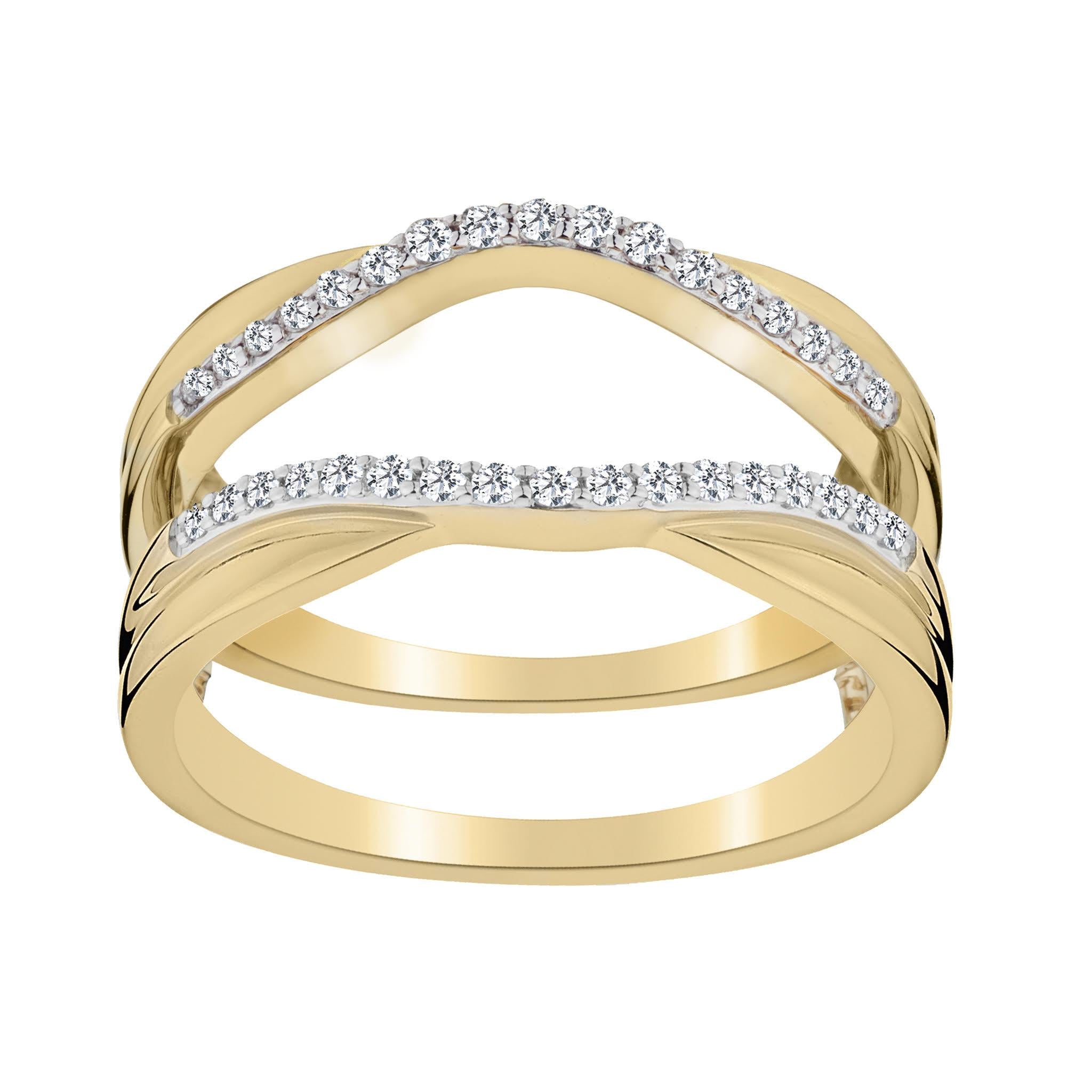 .15 CARAT DIAMOND JACKET RING, 14kt YELLOW GOLD....................NOW - Griffin Jewellery Designs