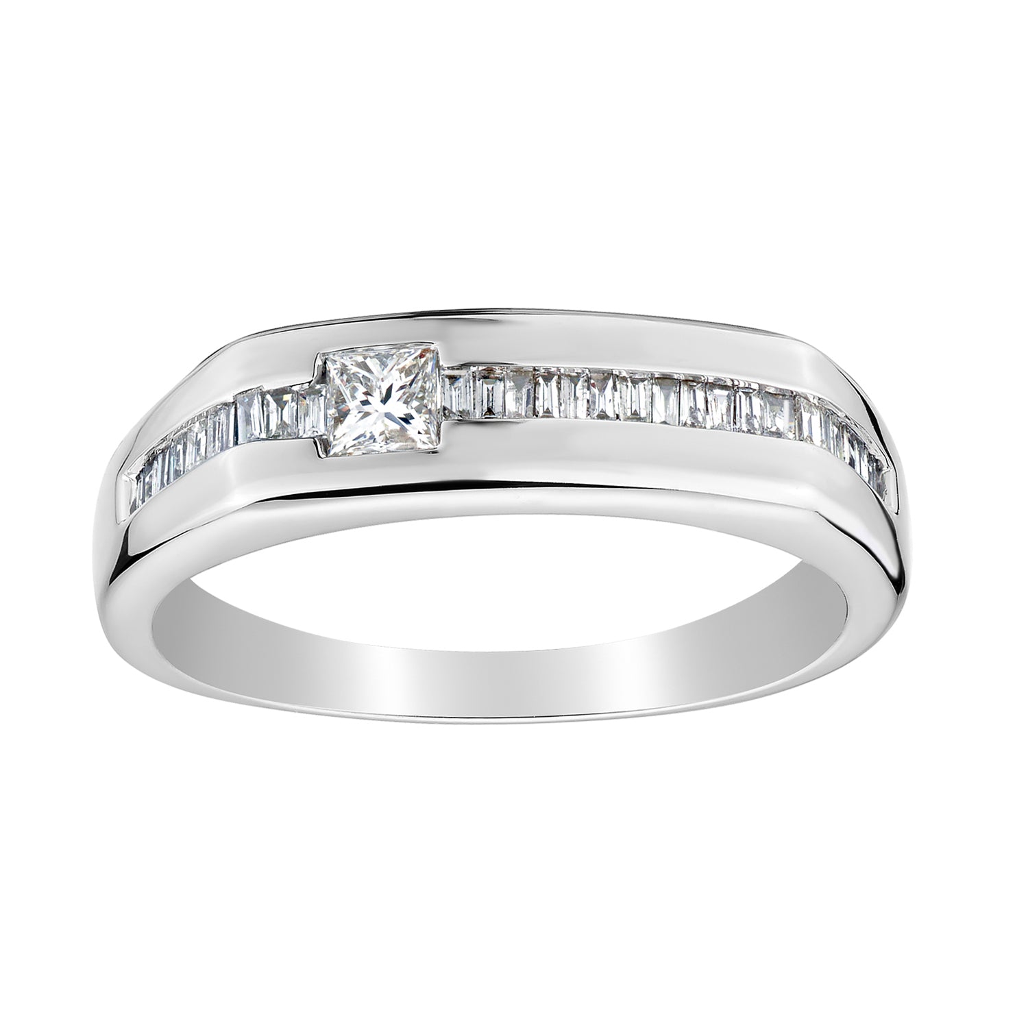 .40 Carat Diamond Gentleman's Ring, 14kt White Gold......................Now - Griffin Jewellery Designs
