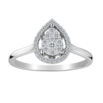 .25 Carat Pear Shape Diamond Ring, 10kt White Gold.......................NOW - Griffin Jewellery Designs