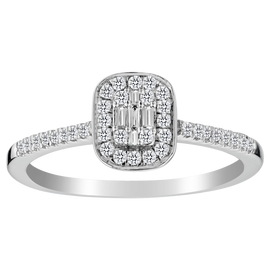 .23 Carat of Diamonds Ring, 10kt White Gold......................NOW