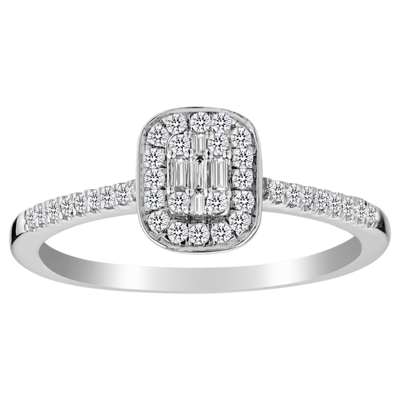 .23 Carat of Diamonds Ring, 10kt White Gold......................NOW