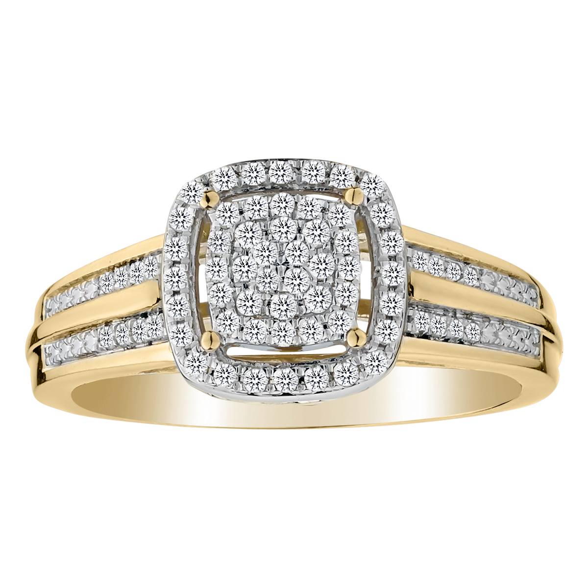 .25 Carat Diamond Ring, 10kt Yellow Gold......................NOW