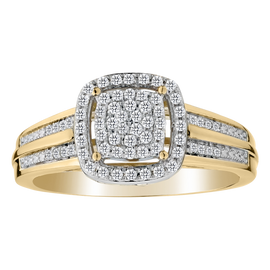 .25 Carat Diamond Ring, 10kt Yellow Gold......................NOW