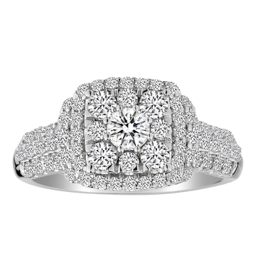 1.50 Carat Diamond Ring,  14kt White Gold. Griffin Jewellery Designs