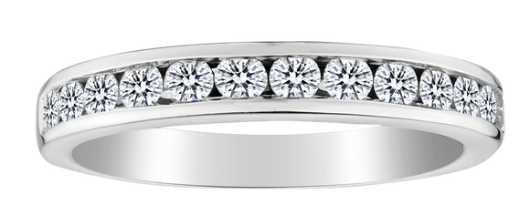 .50 Carat of Diamonds Band, 14kt White Gold.....................NOW