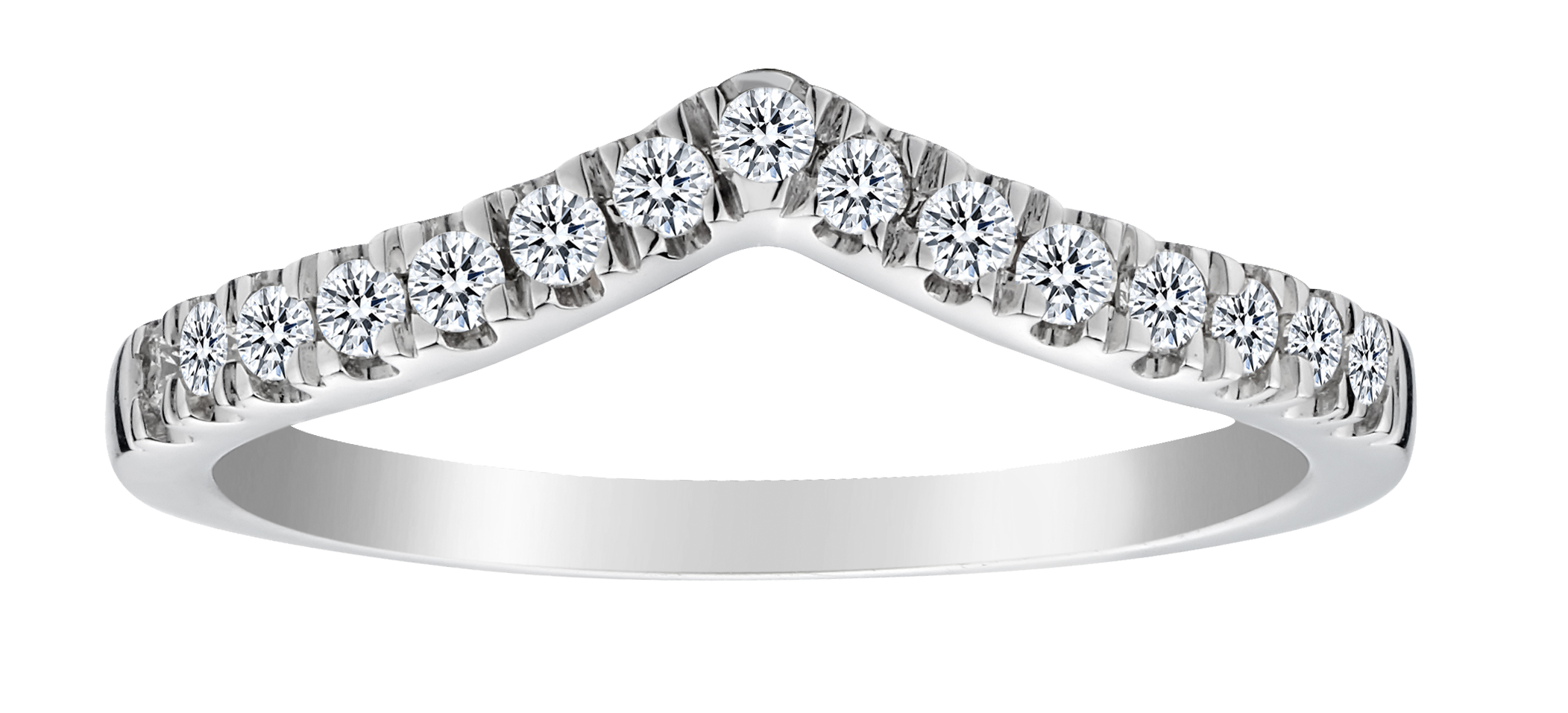 .25 Carat Diamond Band Ring, 10kt White Gold. Fashion Rings. Griffin Jewellery Designs