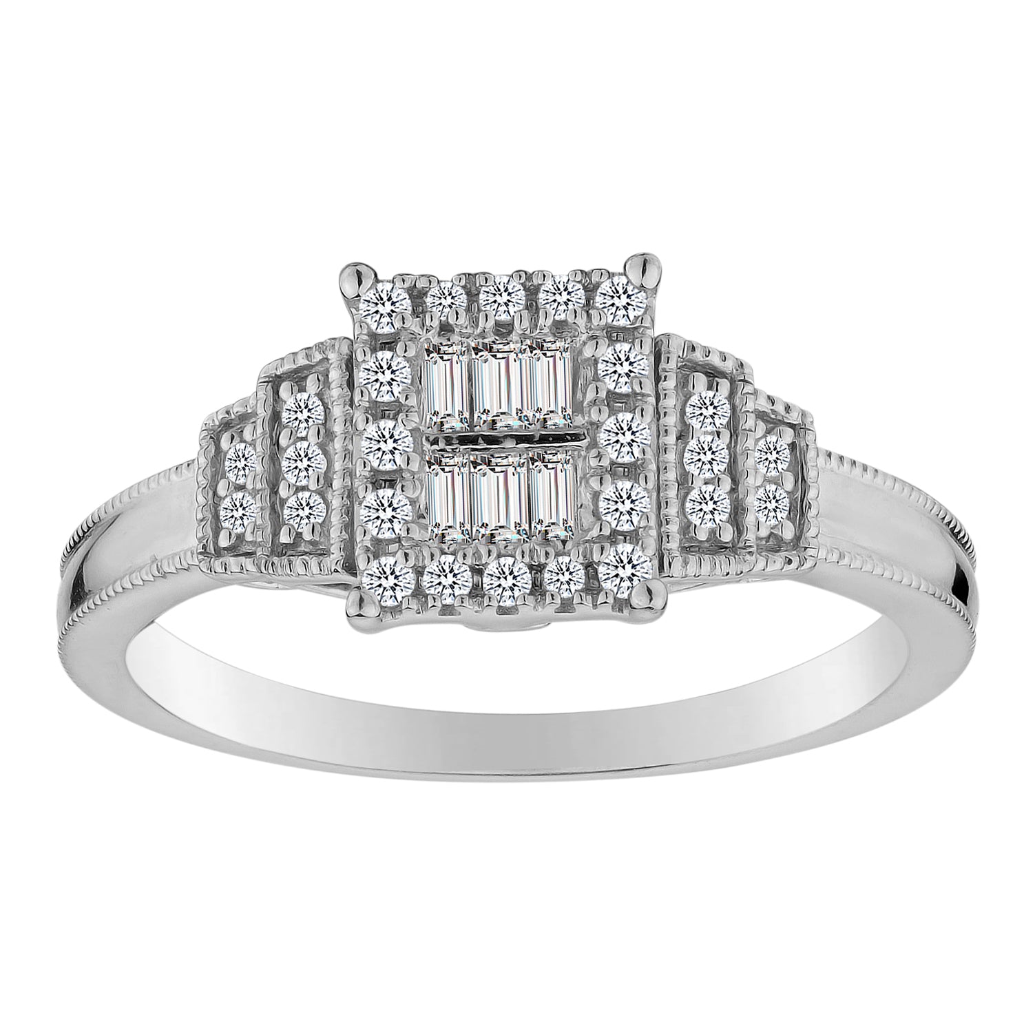 .20 CARAT DIAMOND "ELEGANCE" RING, SILVER. Fashion Rings - Griffin Jewellery Designs