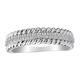 .20 Carat of Diamonds Band, Silver.....................NOW