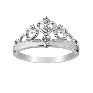 Created White Sapphire Ring,  Sterling Silver. Gemstone Rings. Griffin Jewellery Designs
